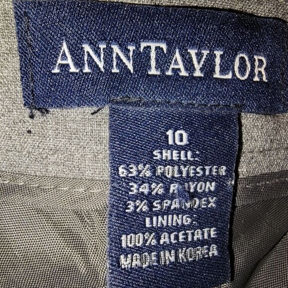 Ann Taylor chevron embroidered a-line skirt size 10 - Picture 4 of 6